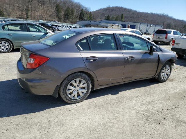 Photo 3 from auction – 2012 HONDA CIVIC LX with VIN 19XFB2F5XCE355837
