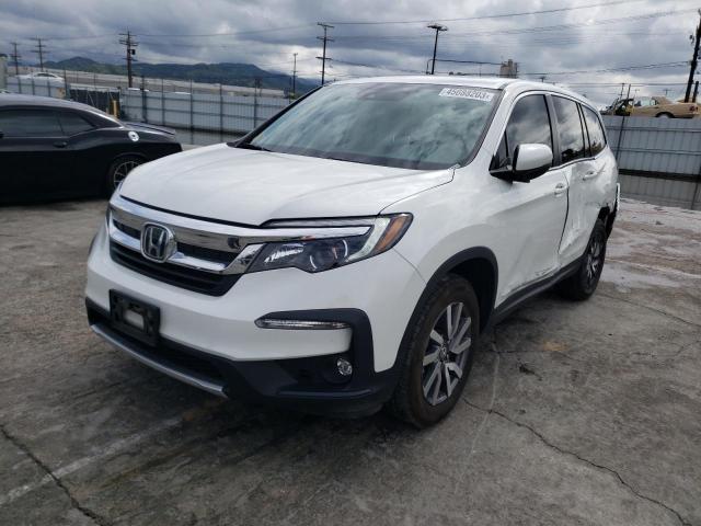 HONDA PILOT EXL 2022 with VIN 5FNYF5H58NB015143 - Photo from auction