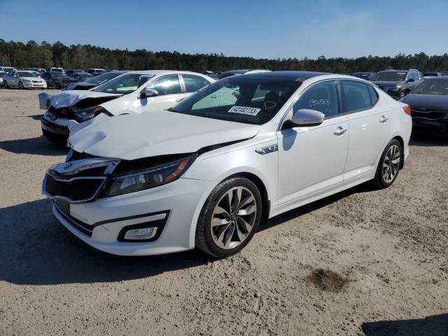 KIA OPTIMA SX 2014 with VIN 5XXGR4A66EG267857 - Photo from auction