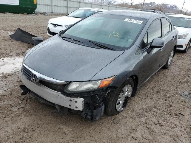 HONDA CIVIC LX 2012 with VIN 19XFB2F58CE069761 - Photo from auction