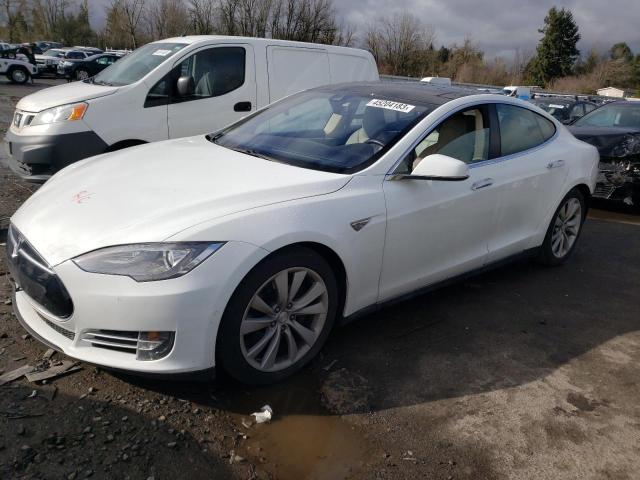 TESLA MODEL S 85 2015 with VIN 5YJSA1H28FFP76758 - Photo from auction