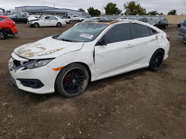 HONDA CIVIC EXL 2016 with VIN 2HGFC1F71GH654590 - Photo from auction