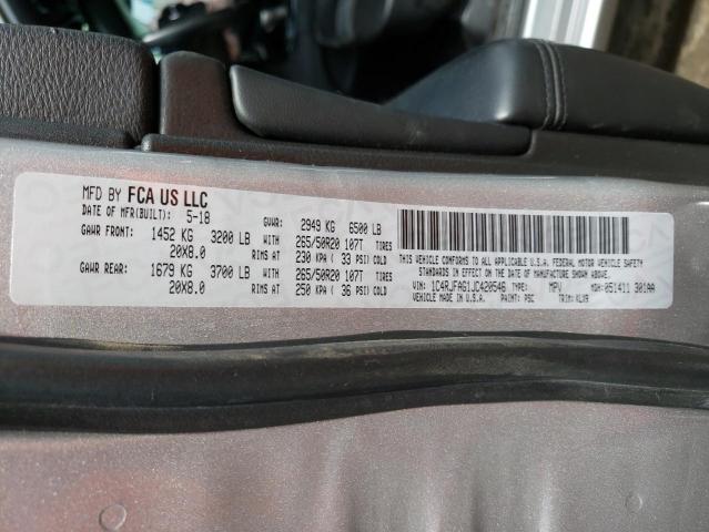 Photo 14 from auction – 2018 JEEP GRAND CHER with VIN 1C4RJFAG1JC420546