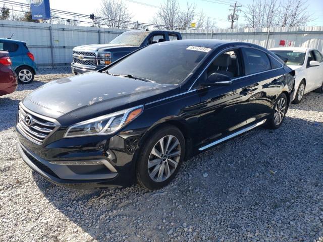 HYUNDAI SONATA SPO 2017 with VIN 5NPE34AF2HH556817 - Photo from auction