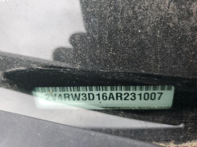 Photo 14 from auction – 2010 VOLKSWAGEN ROUTAN SE with VIN 2V4RW3D16AR231007
