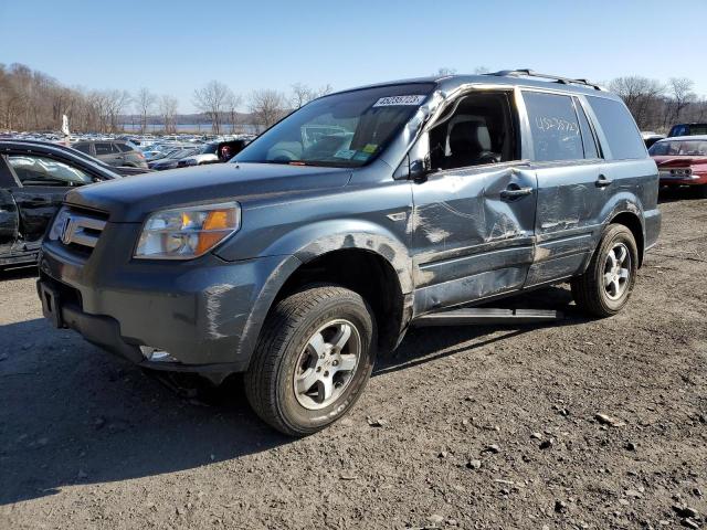 HONDA PILOT EX 2006 with VIN 5FNYF18526B024186 - Photo from auction