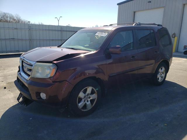 HONDA PILOT EXL 2011 with VIN 5FNYF4H65BB031038 - Photo from auction