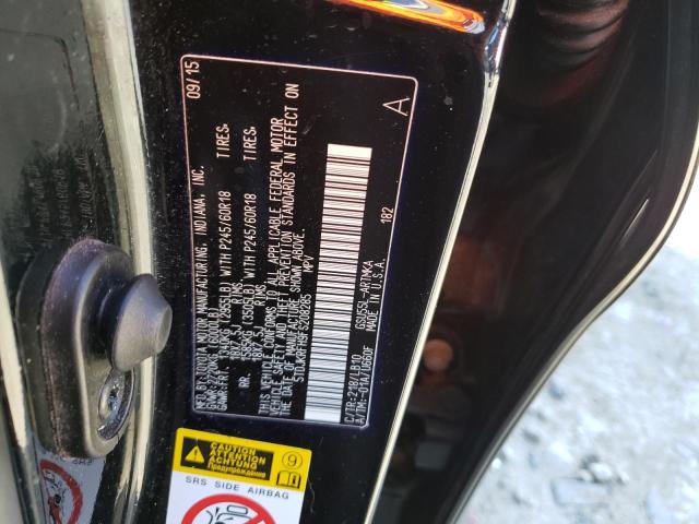 Photo 14 from auction – 2015 TOYOTA HIGHLANDER with VIN 5TDJKRFH9FS208285