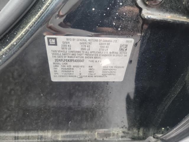 Photo 10 from auction – 2015 CHEVROLET EQUINOX LT with VIN 2GNFLFEK8F6439047