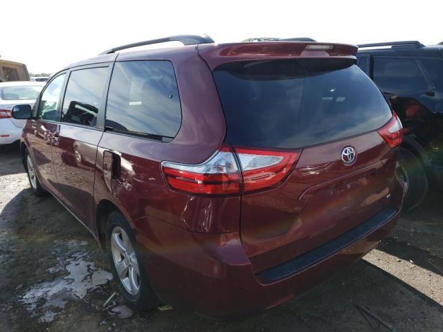 Photo 2 from auction – 2016 TOYOTA SIENNA LE with VIN 5TDKK3DC5GS692739