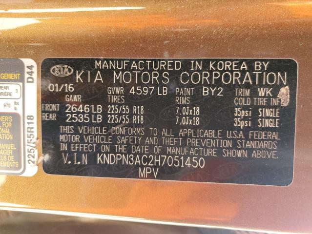 Photo 14 from auction – 2017 KIA SPORTAGE E with VIN KNDPN3AC2H7051450