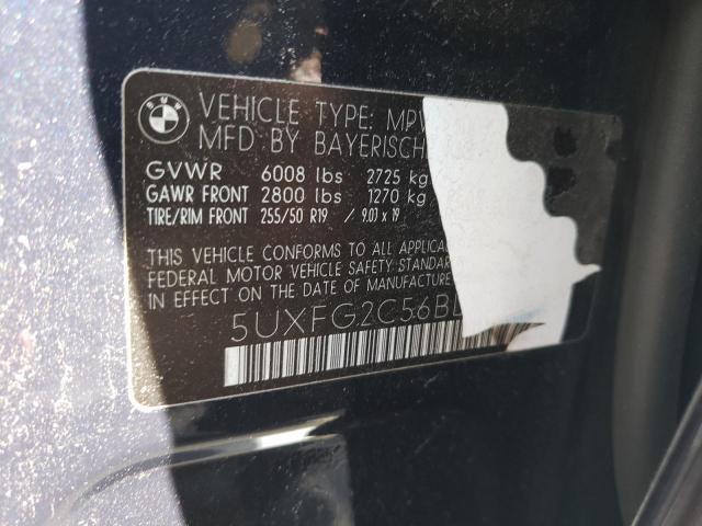Photo 14 from auction – 2011 BMW X6 XDRIVE3 with VIN 5UXFG2C56BLX05183