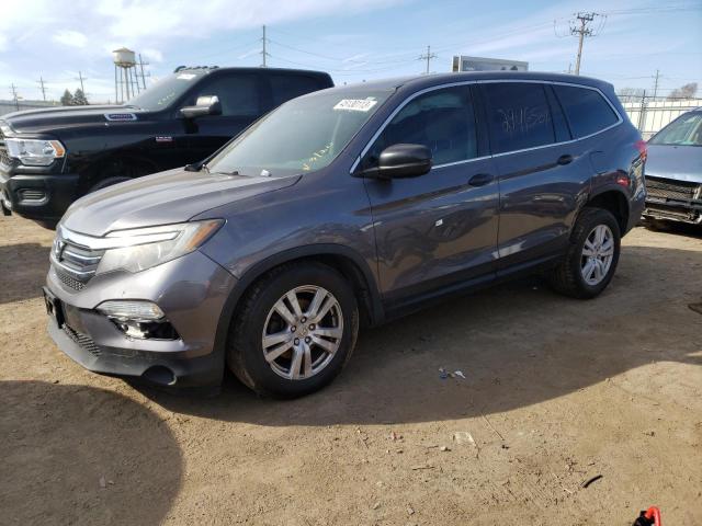 HONDA PILOT LX 2016 with VIN 5FNYF6H19GB094599 - Photo from auction