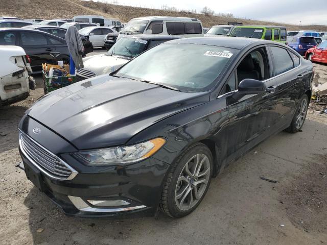FORD FUSION SE 2017 with VIN 3FA6P0HDXHR186693 - Photo from auction