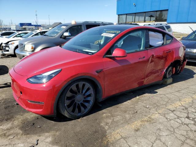 TESLA MODEL Y 2023 with VIN 7SAYGDEF4PF590771 - Photo from auction