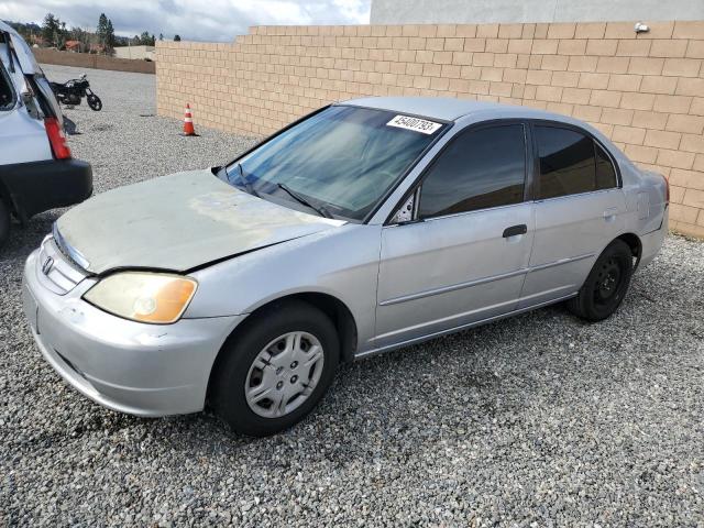 HONDA CIVIC LX 2001 with VIN 2HGES16581H576989 - Photo from auction