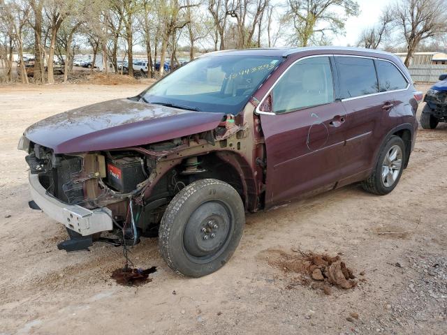 TOYOTA HIGHLANDER 2015 with VIN 5TDDKRFH1FS114205 - Photo from auction
