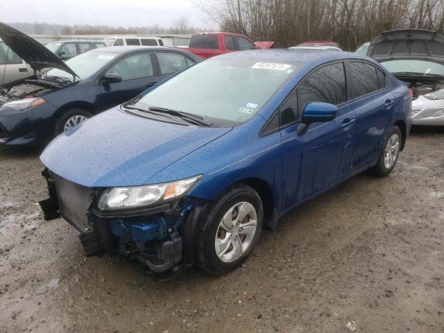 HONDA CIVIC LX 2014 with VIN 19XFB2F52EE041232 - Photo from auction