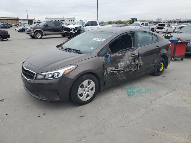 KIA FORTE LX 2017 with VIN 3KPFK4A70HE151270 - Photo from auction