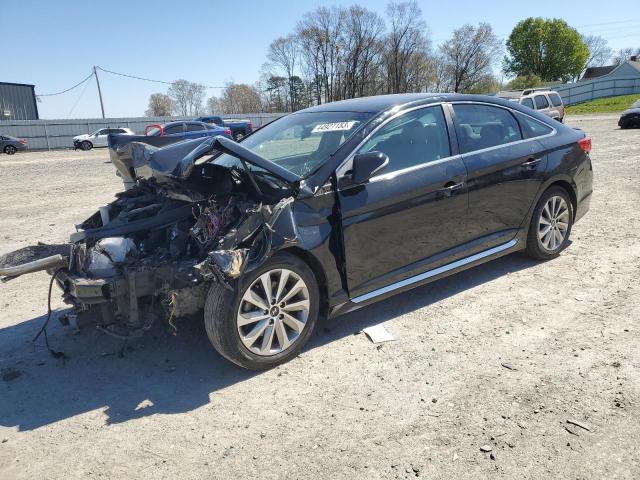 HYUNDAI SONATA SPO 2015 with VIN 5NPE34AF9FH057784 - Photo from auction