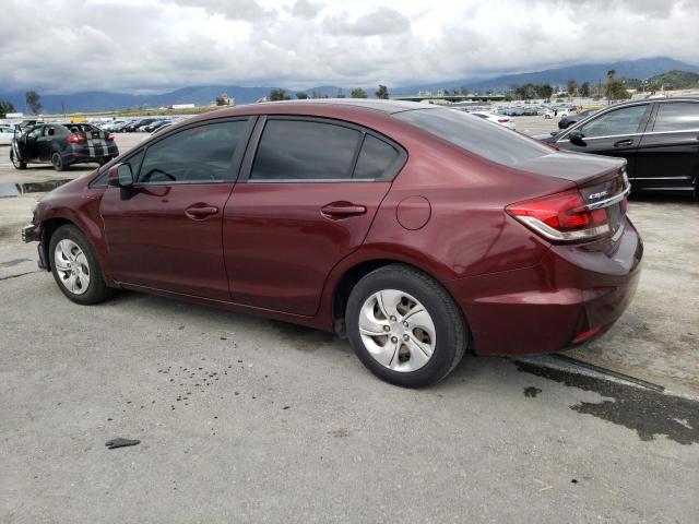Photo 2 from auction – 2013 HONDA CIVIC LX with VIN 19XFB2F53DE230227