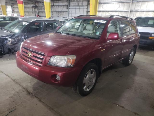 TOYOTA HIGHLANDER 2005 with VIN JTEEP21A750089394 - Photo from auction