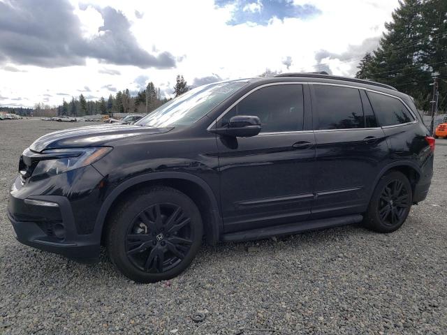 HONDA PILOT SE 2021 with VIN 5FNYF6H27MB096792 - Photo from auction