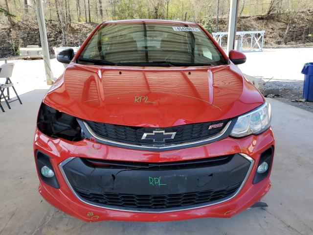 Photo 5 from auction – 2018 CHEVROLET SONIC LT with VIN 1G1JD5SH1J4116464