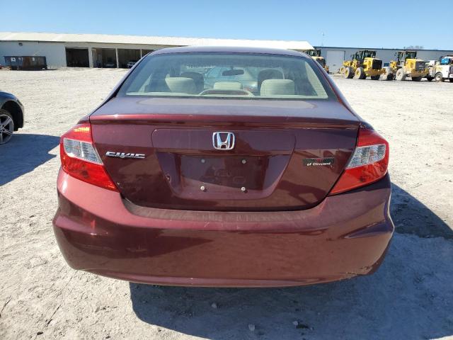 Photo 6 from auction – 2012 HONDA CIVIC LX with VIN 19XFB2F59CE065976