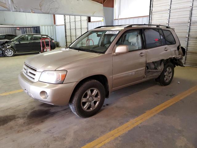 TOYOTA HIGHLANDER 2007 with VIN JTEGP21A670128293 - Photo from auction