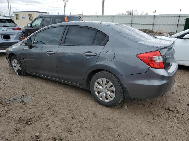 Photo 2 from auction – 2012 HONDA CIVIC LX with VIN 19XFB2F58CE069761