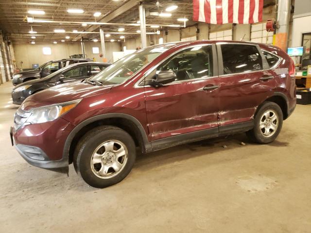HONDA CR-V LX 2012 with VIN 5J6RM4H39CL053181 - Photo from auction
