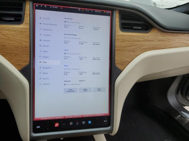 Photo 9 from auction – 2020 TESLA MODEL S with VIN 5YJSA1E27LF399906