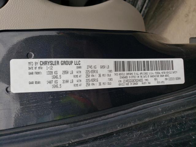Photo 14 from auction – 2012 DODGE GRAND CARA with VIN 2C4RDGDG8CR224655