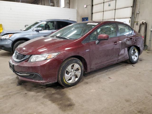 HONDA CIVIC LX 2015 with VIN 19XFB2F52FE076256 - Photo from auction