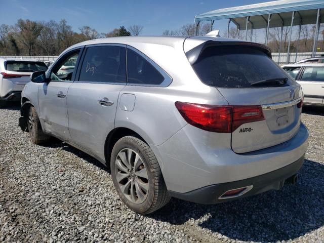 Photo 2 from auction – 2015 ACURA MDX TECHNO with VIN 5FRYD4H41FB005335
