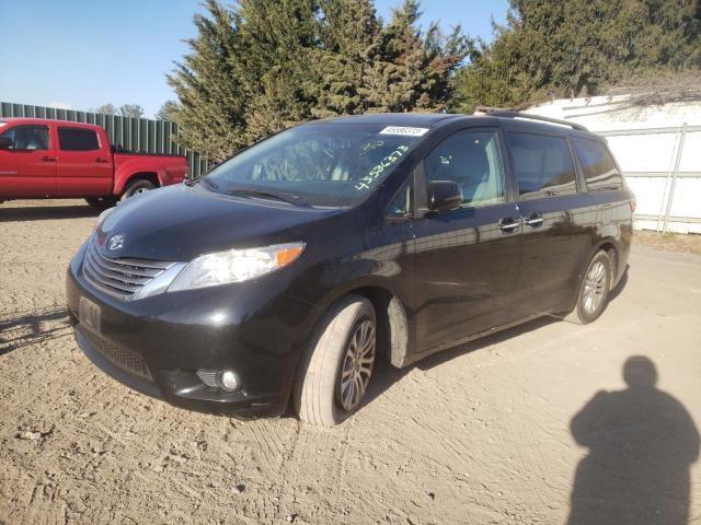 TOYOTA SIENNA XLE 2017 with VIN 5TDYZ3DC7HS854619 - Photo from auction
