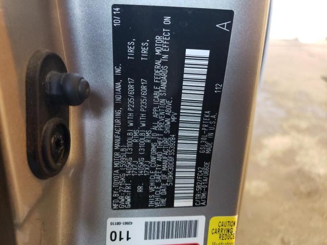 Photo 14 from auction – 2015 TOYOTA SIENNA LE with VIN 5TDKK3DC6FS539284