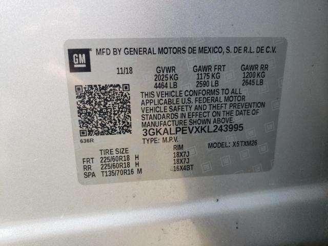 Photo 14 from auction – 2019 GMC TERRAIN SL with VIN 3GKALPEVXKL243995