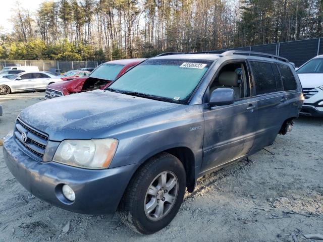 TOYOTA HIGHLANDER 2002 with VIN JTEHF21A320091526 - Photo from auction
