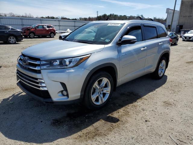 TOYOTA HIGHLANDER 2017 with VIN 5TDDGRFHXHS025186 - Photo from auction