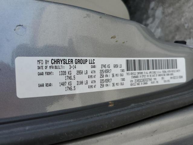Photo 14 from auction – 2014 DODGE GRAND CARA with VIN 2C4RDGCG8ER327949