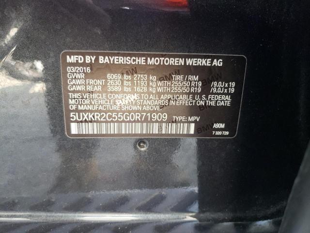 Photo 14 from auction – 2016 BMW X5 SDRIVE3 with VIN 5UXKR2C55G0R71909