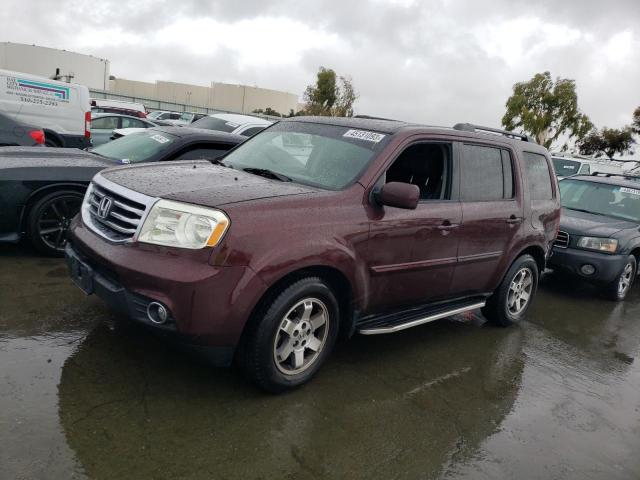 HONDA PILOT EXL 2015 with VIN 5FNYF4H57FB048050 - Photo from auction