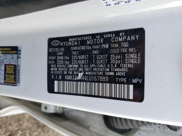 Photo 14 from auction – 2020 HYUNDAI TUCSON SE with VIN KM8J2CA44LU167889