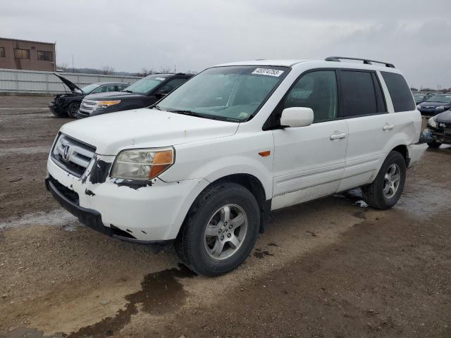HONDA PILOT EX 2006 with VIN 2HKYF18466H532766 - Photo from auction