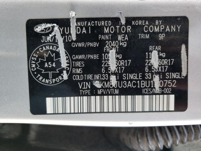 Photo 14 from auction – 2011 HYUNDAI TUCSON GLS with VIN KM8JU3AC1BU130752