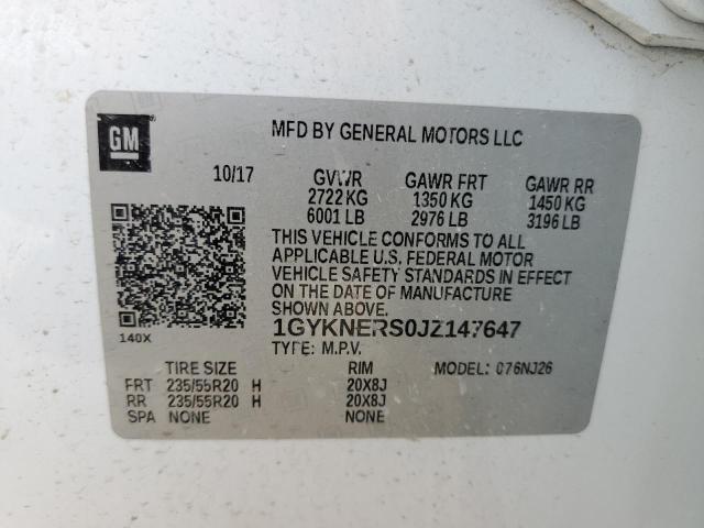 Photo 14 from auction – 2018 CADILLAC XT5 PREMIU with VIN 1GYKNERS0JZ147647