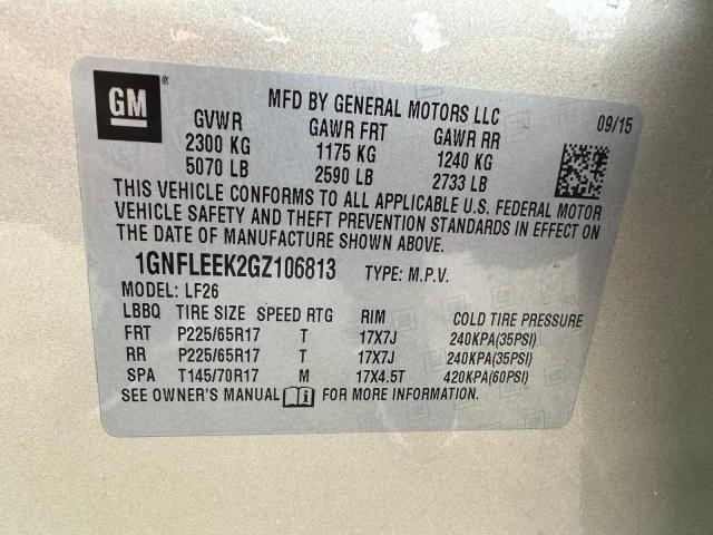 Photo 10 from auction – 2016 CHEVROLET EQUINOX LS with VIN 1GNFLEEK2GZ106813