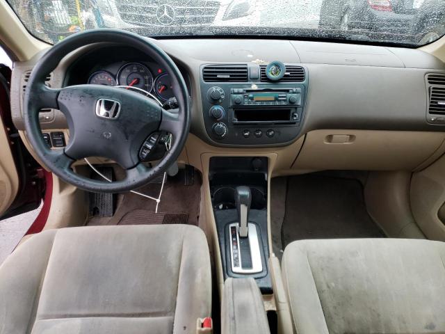Photo 8 from auction – 2003 HONDA CIVIC EX with VIN 2HGES26733H523417